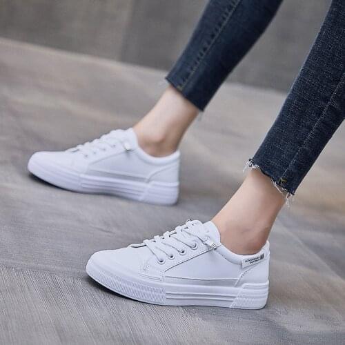 Womens Flat Shoes 2021 Fashion Non Slip White Shoes Women Comfort Flat Running Shoes Woman Casual Shoes Zapatillas De Mujer