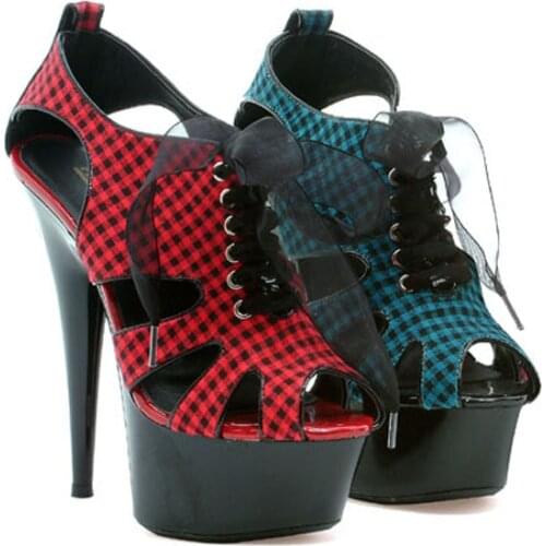 The summer wedding heels are sweet 15CM high heels, the goddess married high heels Dance Shoes