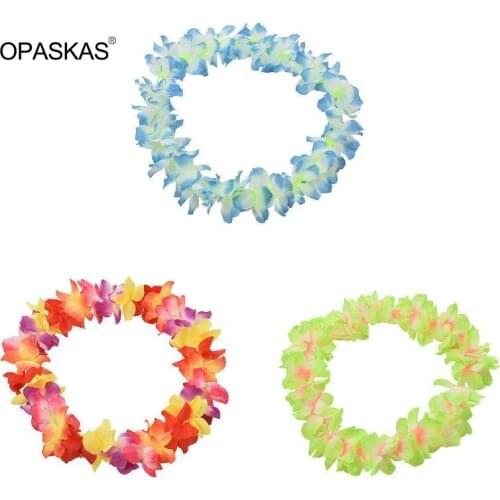 Summer Womans Wreath Pendant Fashion Women Hawaiian Simulated Silk Flower Lace Fancy Dress Garland For Party Moonlight Supplies
