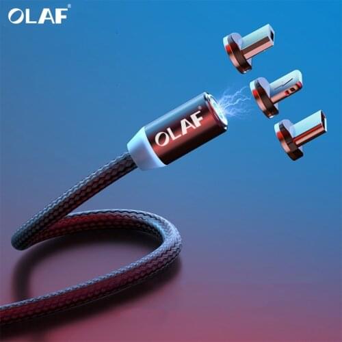 1M 2M Magnetic Cable USB Type C For Huawei P30 Samsung Micro USB Cable Fast Charging USB Cord For iphone 11 Magnet Charger Cabo