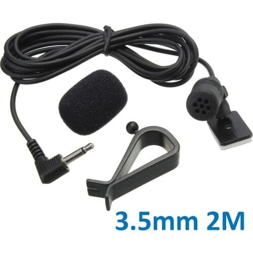 3.5mm Microphone Car Radio Stereo Receiver GPS Bluetooth Enabled Audio DVD External Mic Music Player Consumer Accessories