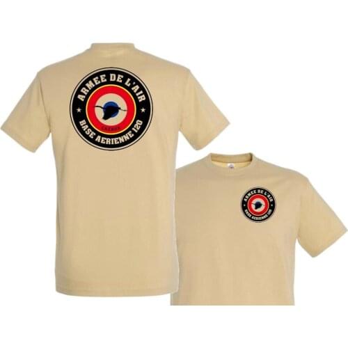 Ba 120 Cazaux - Army De L'Air Alphajet Caracal Cftss T Shirt Pilote 2019 Summer Men Short-Sleeved Fitness Clothing O-Neck Top