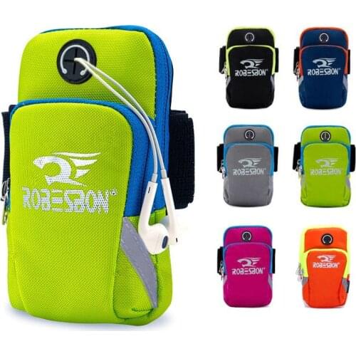 Running Mobile Phone Arm Bag Mens And Womens Sports Equipment Fitness Arm Bag Wrist Bag Mobile Phone Arm Belt Zipper Arm Bag