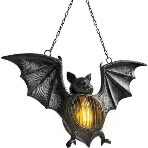 Outdoor Bat LED Lantern Halloween Party Supplies Halloween Indoor Outdoor Decoration Creative Luminescent Bat Lantern