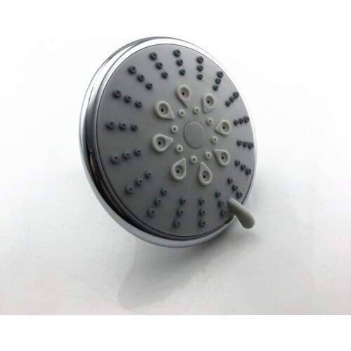 1pc Shower Head High Pressure 4 Inch 5-setting Adjustable Shower Head Top Spray bathroom Faucet Replacement Parts