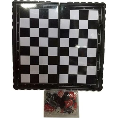 2021 New Kids Magnetic Chessboard Game Portable Folding Educational Toys Chess Set International Chess Game