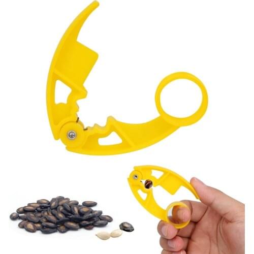 Plastic Nutcracker Multifunction Melon Seed Plier Clamp Pistachio Sunflower Seeds Peeler Nut Cracker Walnut Pine Sheller Opener