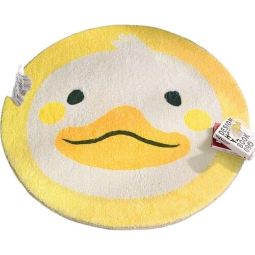 Plush Carpet Animal Cashmere Bedroom Sofa Bedside Mat Cartoon Carpet Circle Carpets for Bed Room Rug for Living Room