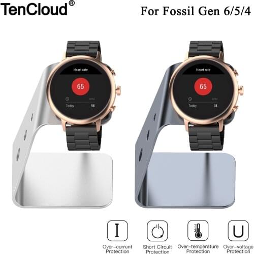 USB Charger Stand Cradle For Fossil Gen 5 Charging Cable Dock Adapter For Fossil Gen 4 Wireless Magnetic SmartWatch Base Station