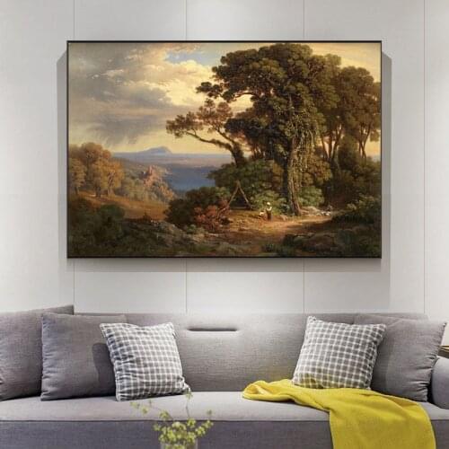 Russian Landscape Oil Painting Canvas Prints Hot sell Picture For Livingroom Home Decor Wall Art Prints Poster Unframed
