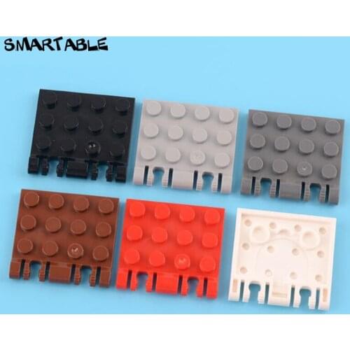Smartable Hinge Plate 4 x 4 Locking Building Blocks MOC Parts Toy Compatible Major Brands 44570 / 50337 10pcs/Lot