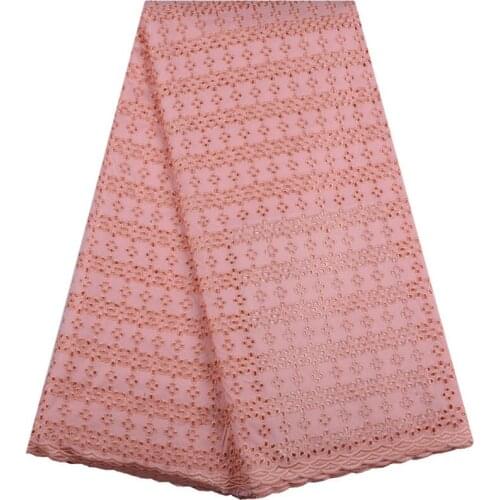 Swiss Voile Lace In Switzerland High Quality African Dry Swiss Cotton Lace Fabric With Stones For Nigerian Every Party Dress