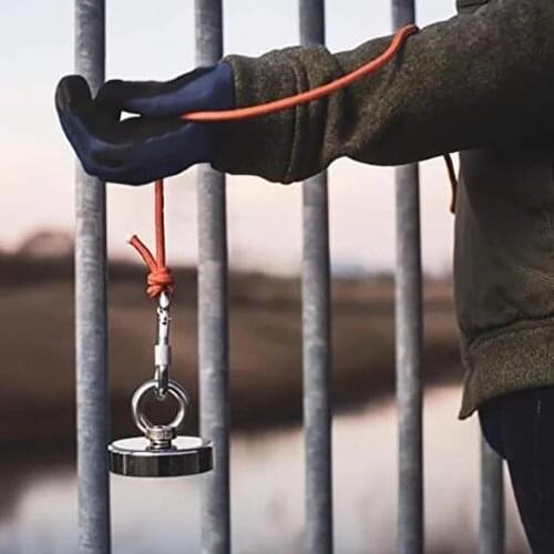 Super Neodymium Fishing Magnets Strong Screw Hole Eyebolt For Retrieving in River and Magnetic Fishing Product Tool