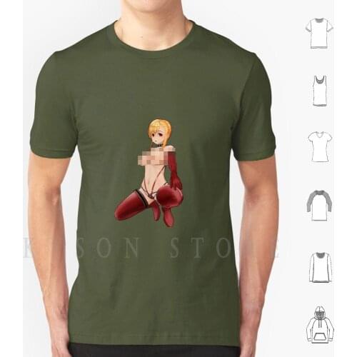 Super Cute Sexy Hentai Girl T Shirt Print For Men Cotton New Cool Tee Hentai Sexy Pinup Boobs Erotic Fetish Breasts Anime Girls