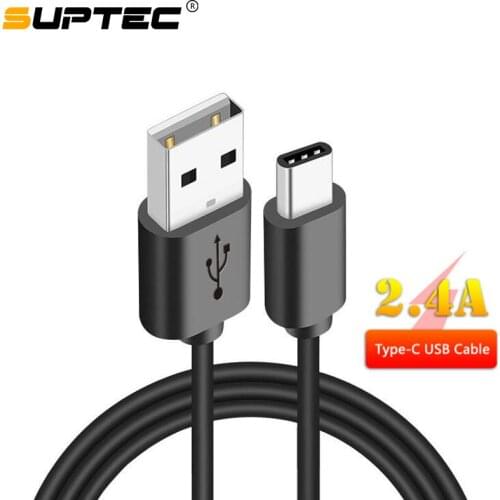SUPTEC USB Type C Cable for Samsung S9 S8 Fast Data Sync USB-C Charging Wire Phone USB Charger Cord For Xiaomi Mi9 Redmi Note 7