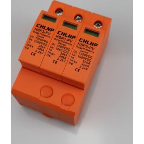 Dc spd surge protection device solar Protector Protective DC1000V 3P 20KA~40KA Arrester Device