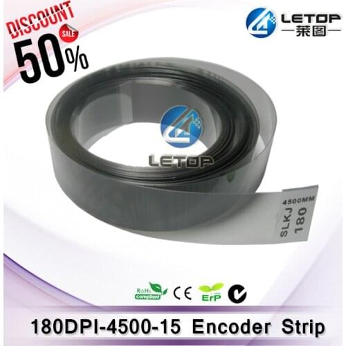 10pcs/lot inkjet printer spare parts 180dpi 4.5m encoder strip for solvent printer encoder sensor (width:1.5cm)