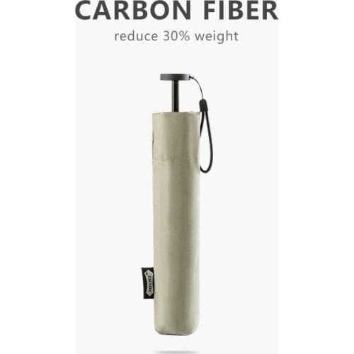 Parachase Ultra-light Folding Umbrella 111g Only Anti UV Travel Light Sun Umbrella Windproof Carbon Fiber Portable Parasol 6K