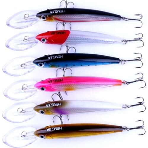 12pcs Big Fish Lure Artificial Crap Baits 17cm 30g Minnow Fishing Lure Wobbler Deep Swimbait Hard Plastic Pesca Fishing Tackle
