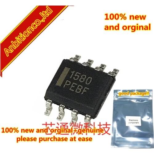 5pcs 100% new and orginal NCP1580DR2G silk-screen 1580 SOP-8 in stock