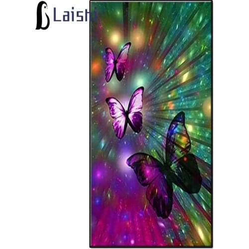 5D Diy round diamond painting Fantasy butterfly animal cross stitch mosaic diamond embroidery home decoration new year gift