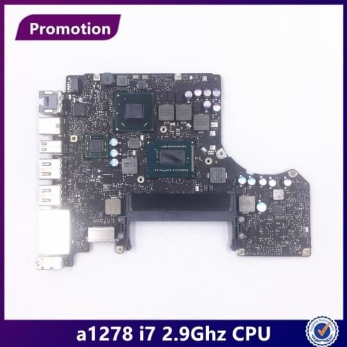 Promotion For Macbook Pro 13" A1278 1278 2012 i7 2.9 GHZ Md102LL/A MD102 Logic Board laptop Motherboard 661-6588 820-3115-B