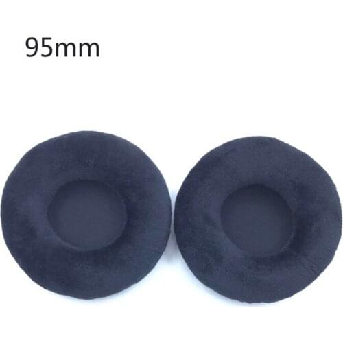 1 Pair Velvet Earmuff Ear Cushion Pads 70mm 60mm-110mm For Earphone Headphones Dropshipping