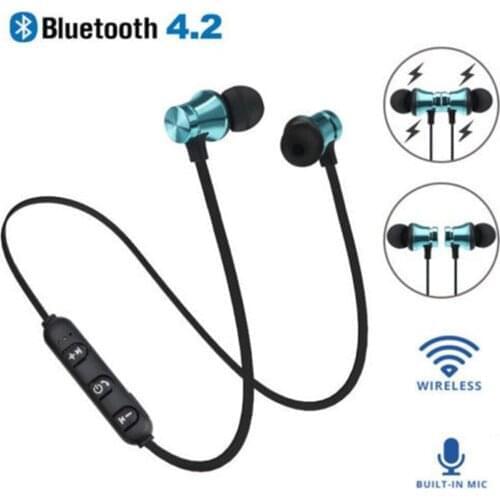 Bluetooth Earphone Sport Handsfree Headphones Wireless Earphones Magnetic Headset With Microphone For Mobile Phones Xiaomi
