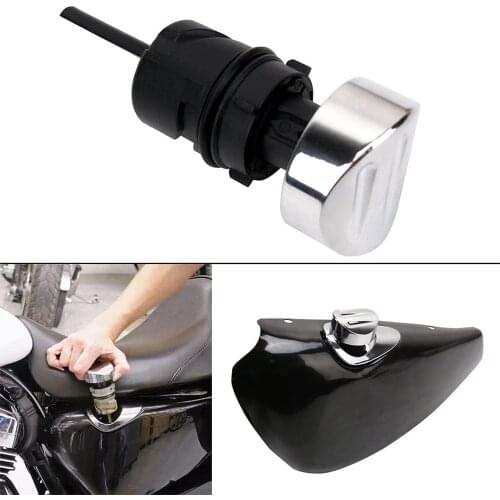 Deep Cut Pop-Up Oil Dip Stick Filler Plug For Harley Sportster XL 883 1200 48 2004-2016