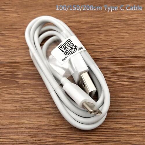 Original Xiaomi Type-C Cable USB C Fast charging Data Wire for Mi 10 Pro 8 9 SE 6 6X CC9 CC9e A3 9T Pro Redmi Note 8 7 pro 8A 8T