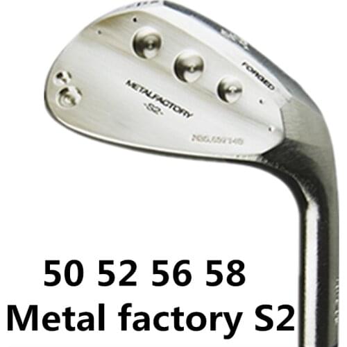 GOLF Metal factory S2 Forged carbon steel golf wedge head with CNC milled face. 50 52 56 58 wedges head free shipping