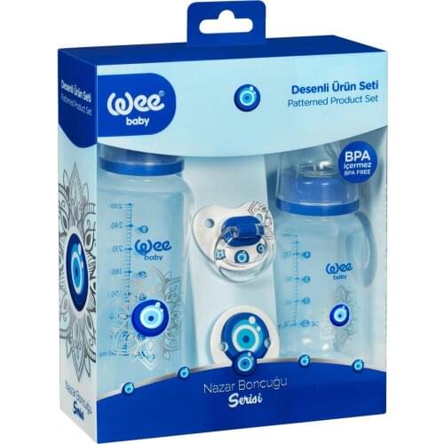 Baby Pattern Baby Bottle Set