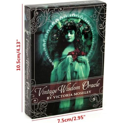 Vintage Wisdom Oracle 52 Cards Tarot Deck Divination Fate Game Full English Family Party Board Game