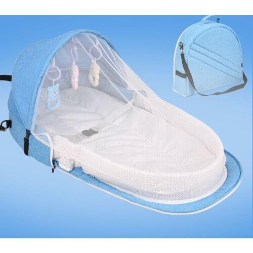 2020 New Baby Nest Portable Travel Baby Cribs Toddler Multi-function Folding Bed Folding Chair