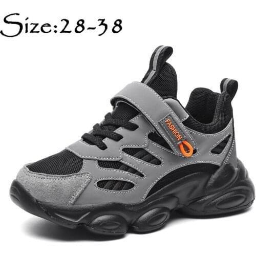 2021 New Kids Sneakers Boys Girls Children Casual Sneakers Outdoor Breathable Comfy Soft Anti-Slip Running Sports Walking Shoes
