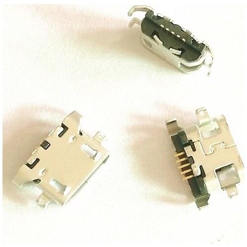 500pcs micro mini usb Charging port jack socket Connector for Lenovo A319 A536 A6000 A6000T A6010 Vibe A859 P2 P2C72