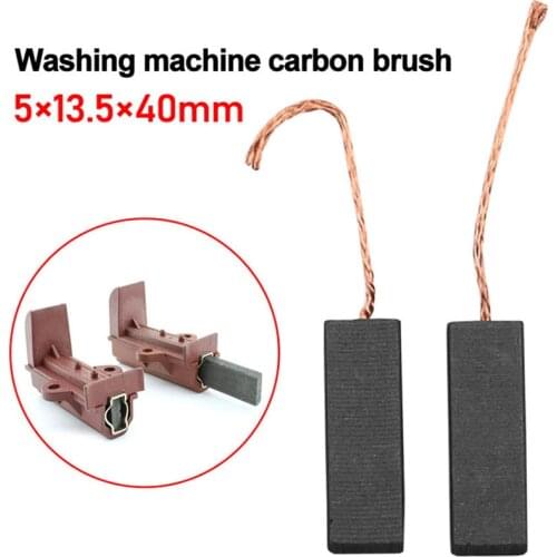 URANN 2Pcs/6Pcs 5x13.5x40mm Washing Machine Carbon Brush Washing Machine Carbon Brush Power Tool Accessories For Small Motors