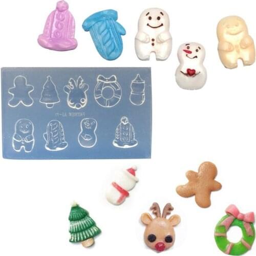 DIY Nail Art Silicone Mold 3D Cat Rabbit Wing Square Resin Mold Jewelry Tools