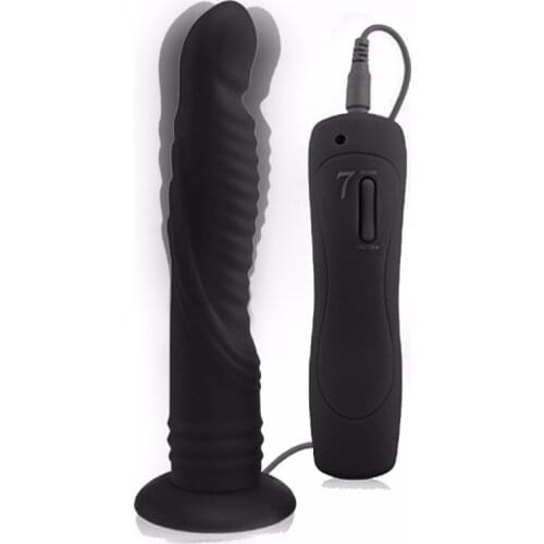 Silicone Realistic Big Dildo Vibrators for Women 7 Speeds Strap on Anal Vibrator Suction Cup Remote Control Butt Plug Sex Toys