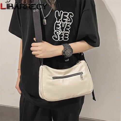 Soild Color Designer Womens Shoulder Bag 2021 New Ladies Mobile Phone Bag High-quality Nylon Women Messenger Bags Bolso Mujer