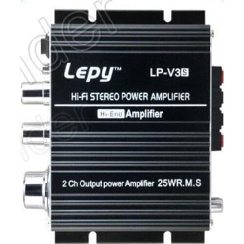 Hot sale 25WX2 RMS car amplifier stereo power amplifier auto small computer Hi-Fi mini digital 2ch output power amplifier