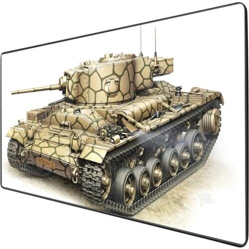 XGZ Tank large game mouse pad pc large rubber table carpet mat notebook keyboard mat anti-skid lock edge support customization