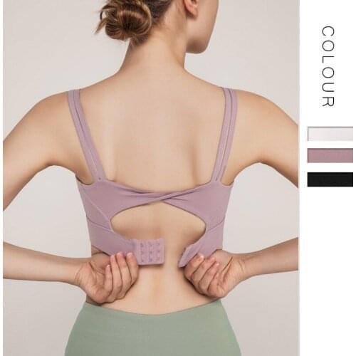 Lulu Womens Bra Breathable Quick Dry Sports Bra Without Bones Gym Fitness Push Up Seamless Gather High Strength Womens Top