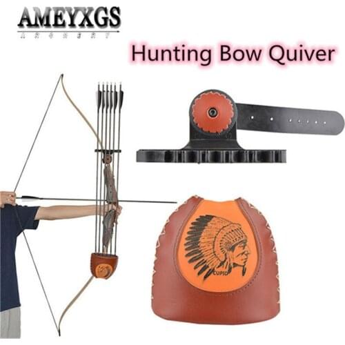 1set Archery Portable Arrow Quiver Quick Release Rack Recurve Bow Hunting Bow Arrows Quiver For Shooting Training Accessories