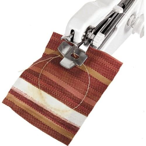 1pcs Home Mini Sewing Machines Needlework Cordless Hand-Held Clothes Useful Portable Sewing Machines Handwork Tools Accessories