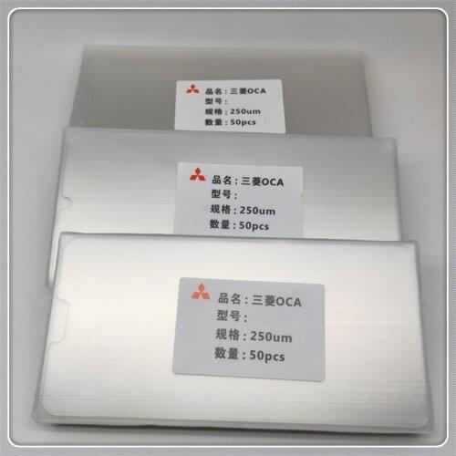 50pcs OCA Optical Clear Adhesive For Huawei Nova 7 SE 7 6 5i Pro 5T 4 3 Series OCA Glue Touch screen Film laminating Repair