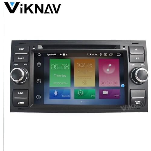2 DIN Android 10 Car radio For Ford Mondeo S-max Focus 2 C-MAX Galaxy Fiesta transit Fusion car stereo autoradio auto audio