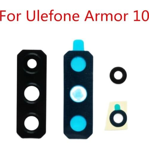 For Ulefone Armor 10 5G Cell Phone Original Rear Back Camera Lens Glass Spare Part Screen Protective For Ulefone Armor10