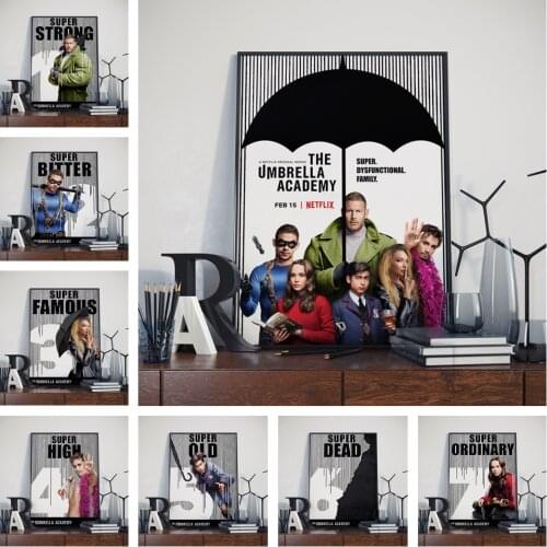 Classic Movie The Umbrella Academy Series Bedroom Wall Decor living room Home Decor Quality Canvas Painting Art Decor Poster