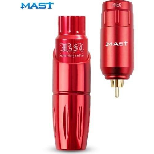 Mast Wireless Tattoo Machine Set Rotary Pen Machine Tour with Battery Power Set for Permanent Makeup Machine Tattoo Artist